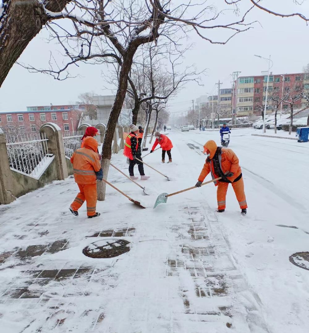 【藥都要聞】以雪為令 聞雪而動(dòng) 高新區(qū)積極組織除雪保暢通